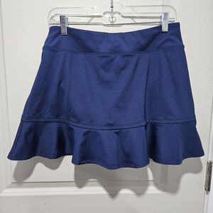 Tommy Bahama Women's Blue Ruffle Skirt